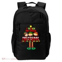 Teach The Cutest Elves Christmas Preschool Teacher Backpack thumb 0
