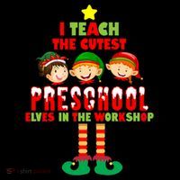 Teach The Cutest Elves Christmas Preschool Teacher Coffee Mug thumb 5