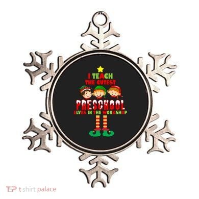 Teach The Cutest Elves Christmas Preschool Teacher Ornament