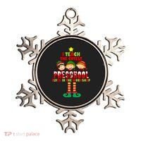 Teach The Cutest Elves Christmas Preschool Teacher Ornament thumb 0
