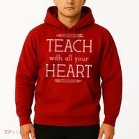 Teach With All Your Heart Hoodie thumb 2
