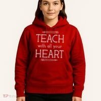 Teach With All Your Heart Hoodie thumb 5