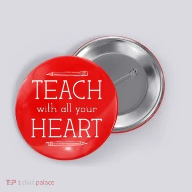 Teach With All Your Heart Button