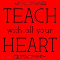 Teach With All Your Heart Santa Hat thumb 1