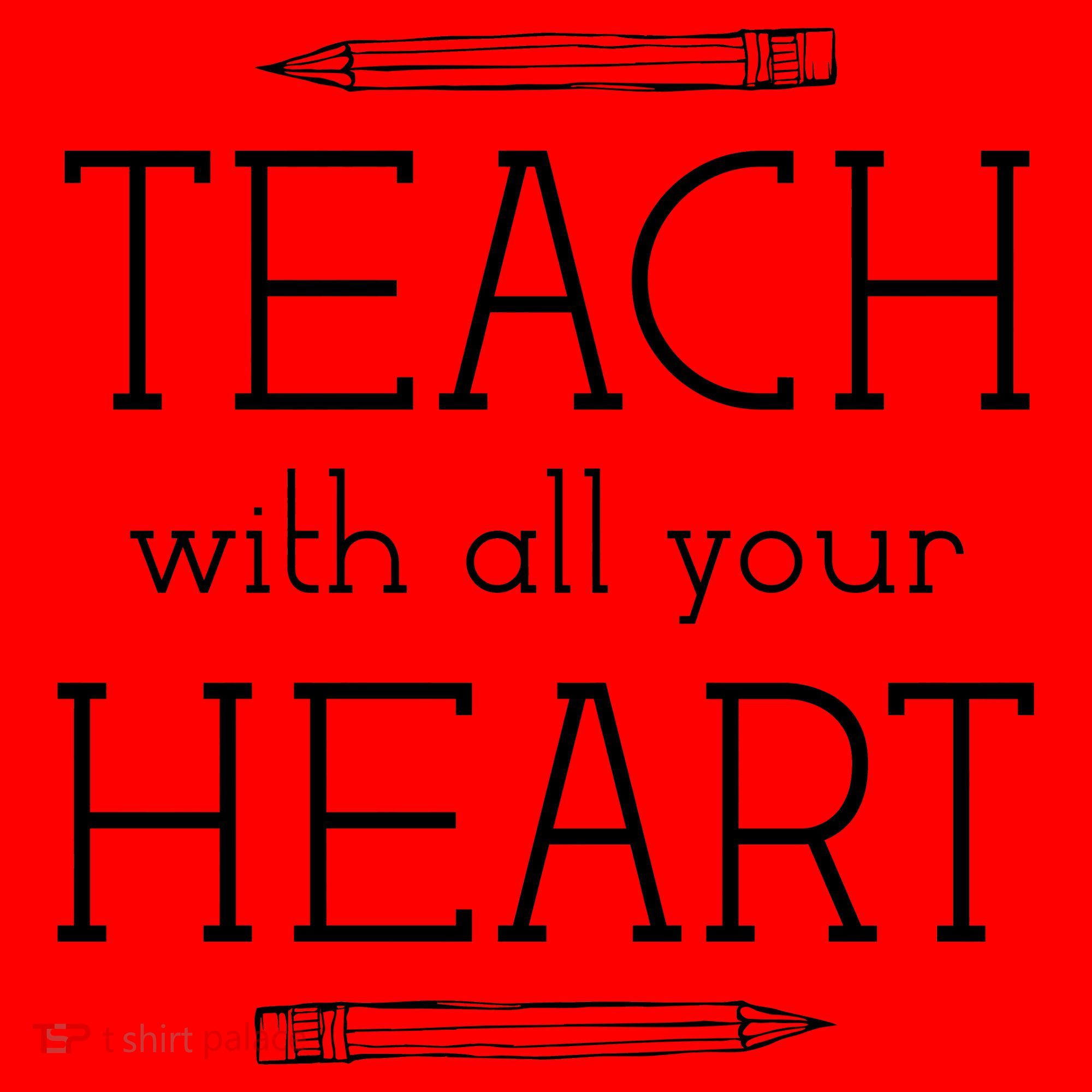 Teach With All Your Heart Santa Hat