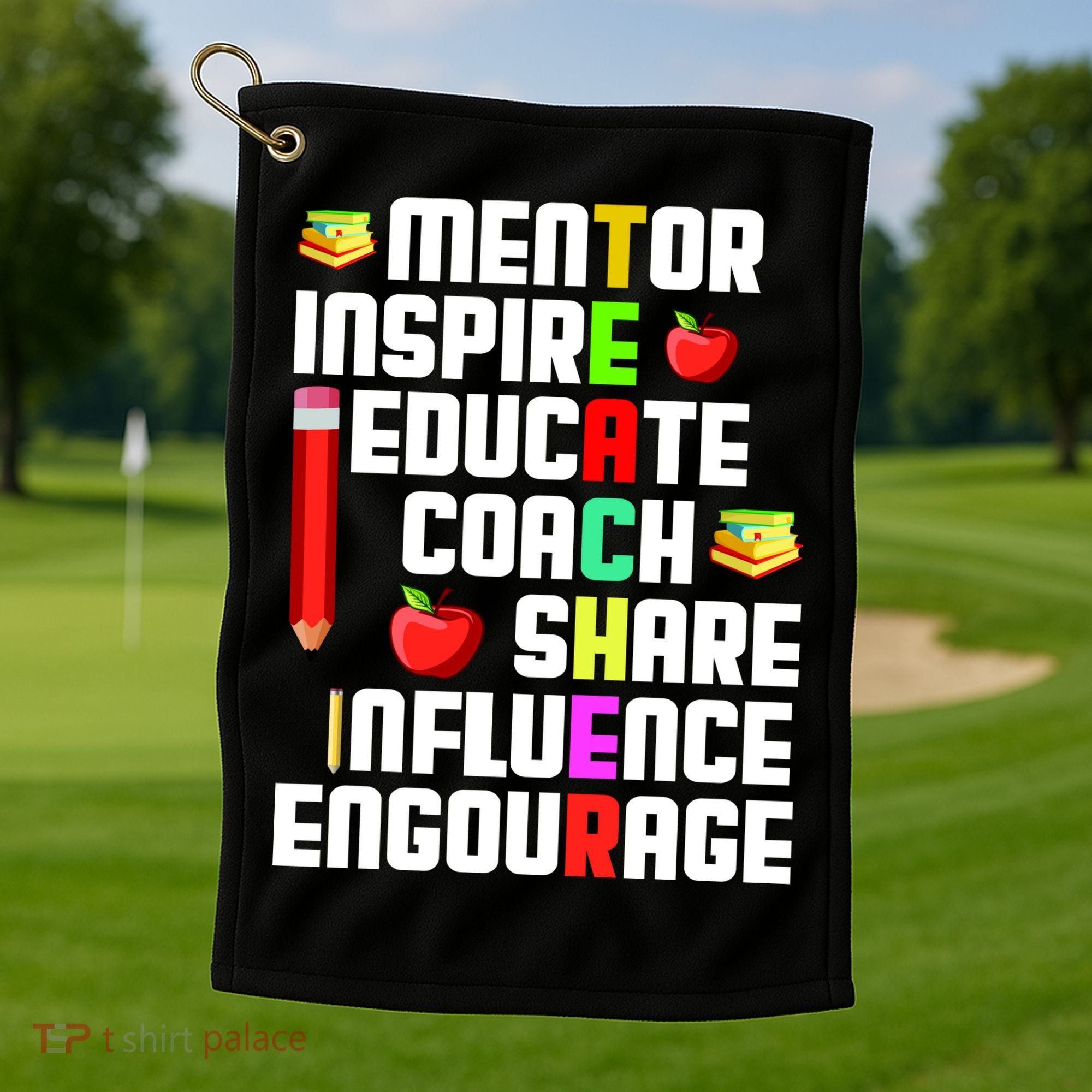 Teacher Golf Towel