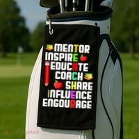 Teacher Golf Towel thumb 2