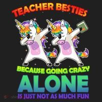 Teacher Besties Golf Towel thumb 3