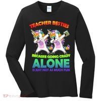 Teacher Besties Women's Long Sleeve Shirt thumb 0