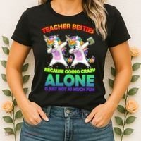 Teacher Besties Women's T-Shirt thumb 2