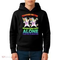 Teacher Besties Kids Hoodie thumb 4