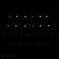 Teacher Besties I'll Be There For You 6ft Away Coffee Mug thumb 5