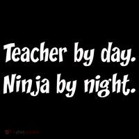 Teacher By Day Ninja By Night Toddler Hoodie thumb 2