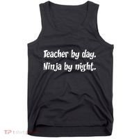Teacher By Day Ninja By Night Tank Top thumb 0