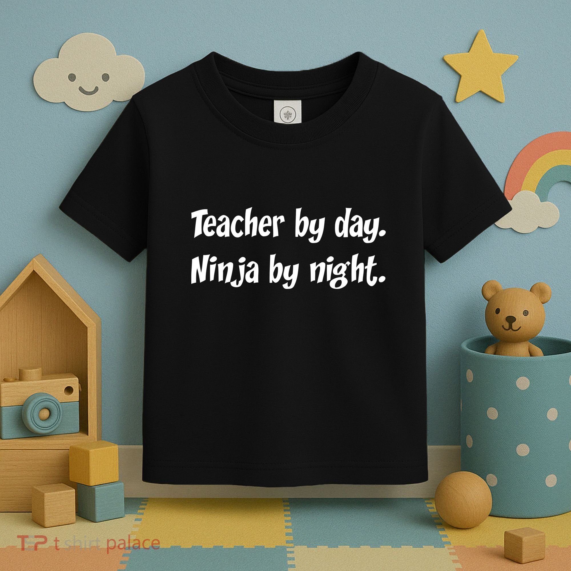 Teacher By Day Ninja By Night Toddler T-Shirt