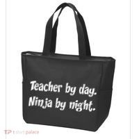 Teacher By Day Ninja By Night Tote Bag thumb 3