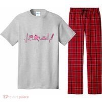 Teacher Heartbeat Pajama Set thumb 0