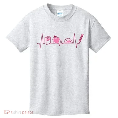 Teacher Heartbeat Kids T-Shirt