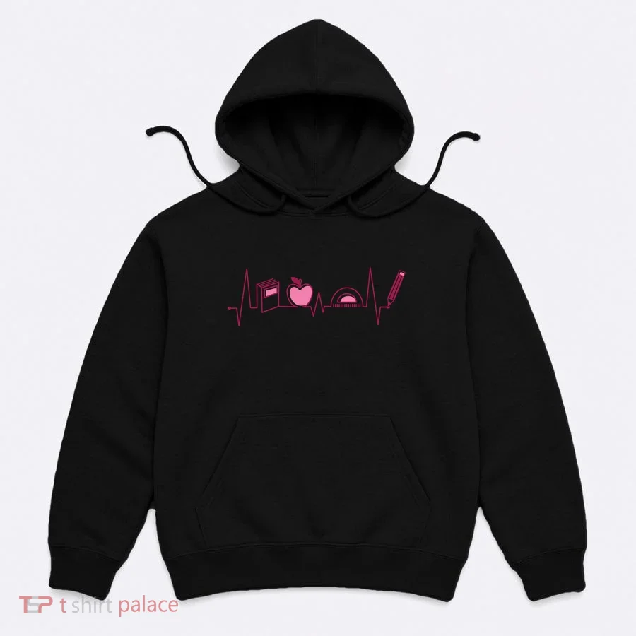 Teacher Heartbeat Hoodie