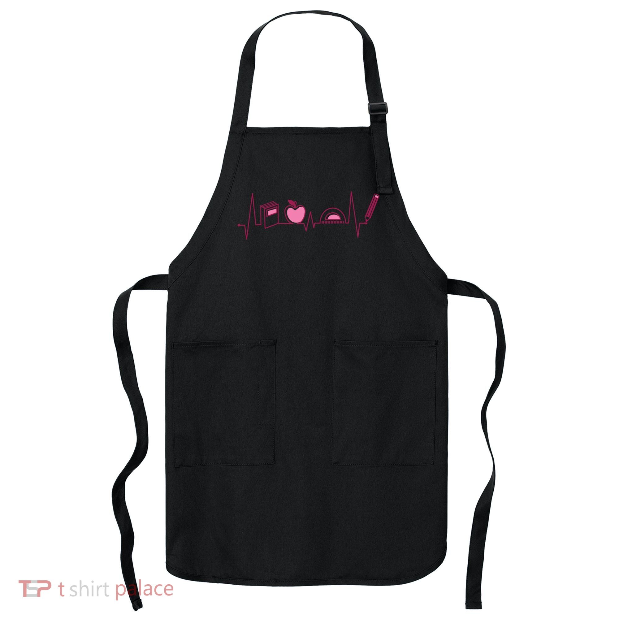 Teacher Heartbeat Apron
