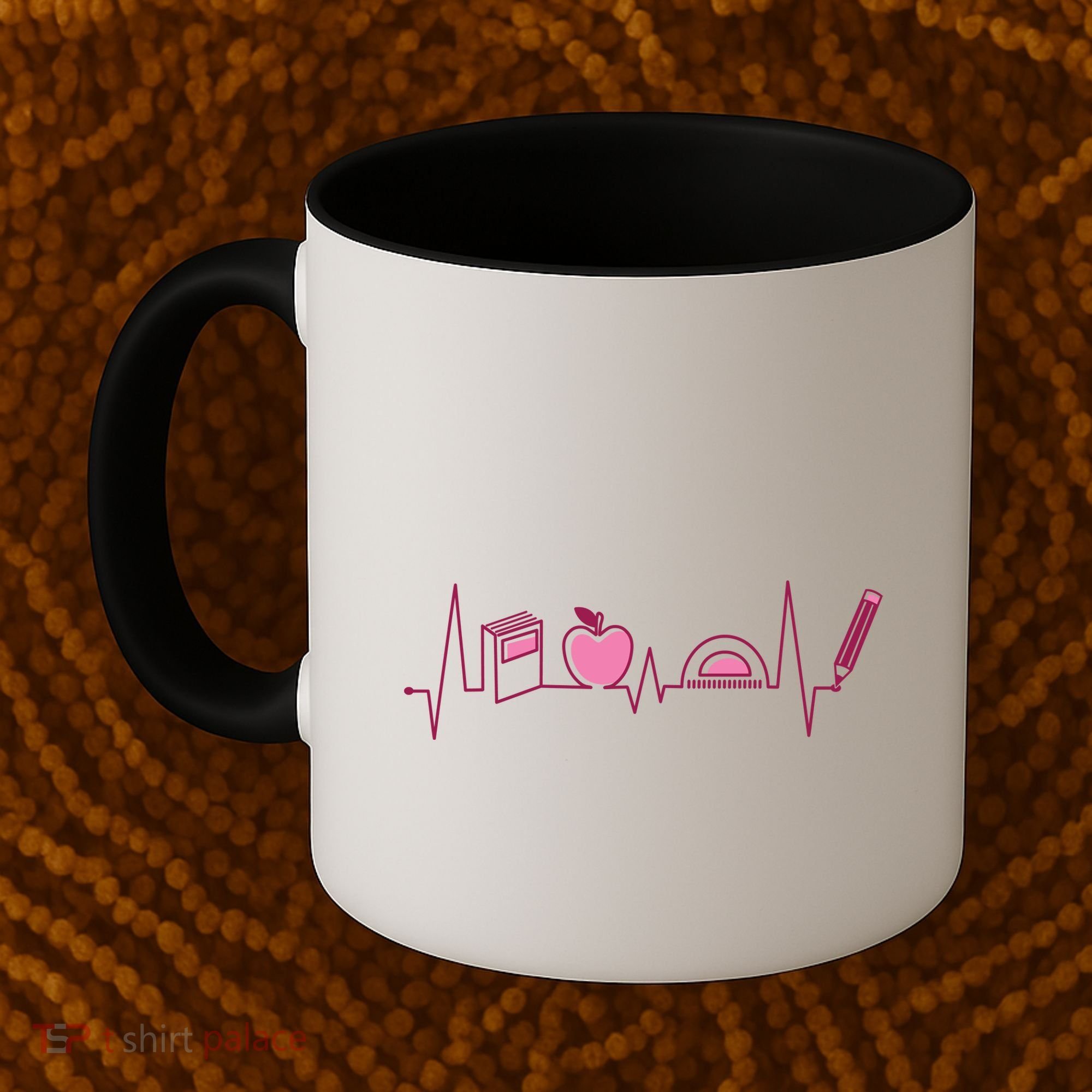 Teacher Heartbeat Coffee Mug