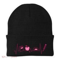 Teacher Heartbeat Beanie thumb 0