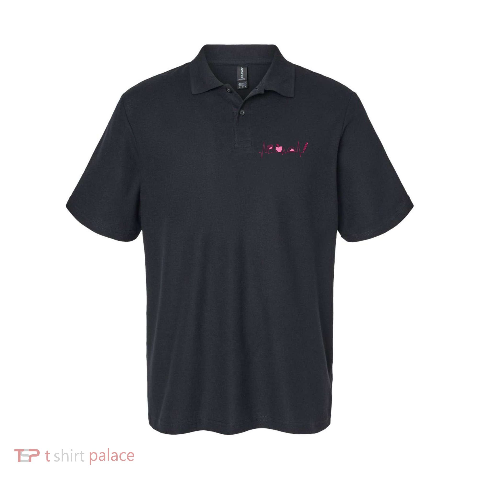 Teacher Heartbeat Polo