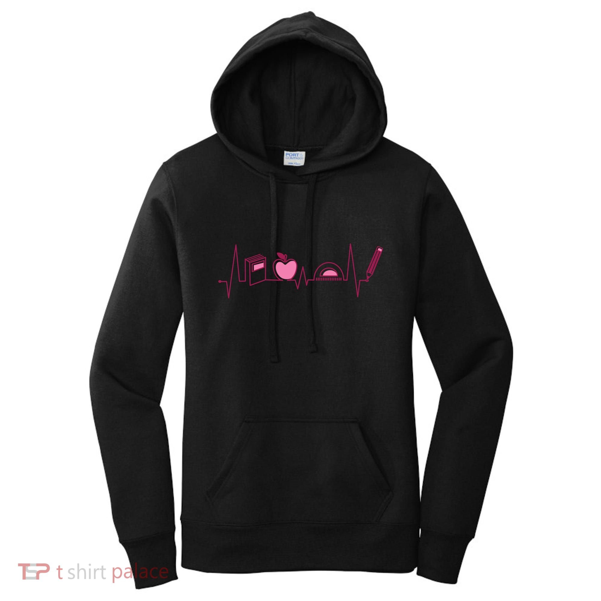 Teacher Heartbeat Women's Hoodie