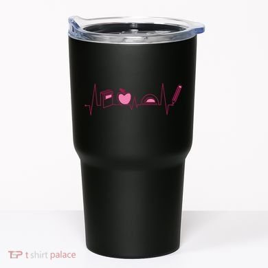 Teacher Heartbeat Tumbler
