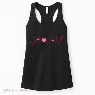 Teacher Heartbeat Women's Tank Top