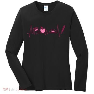 Teacher Heartbeat Women's Long Sleeve Shirt