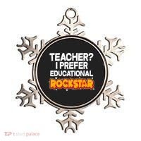 Teacher? I Prefer Educational Rockstar Ornament thumb 0