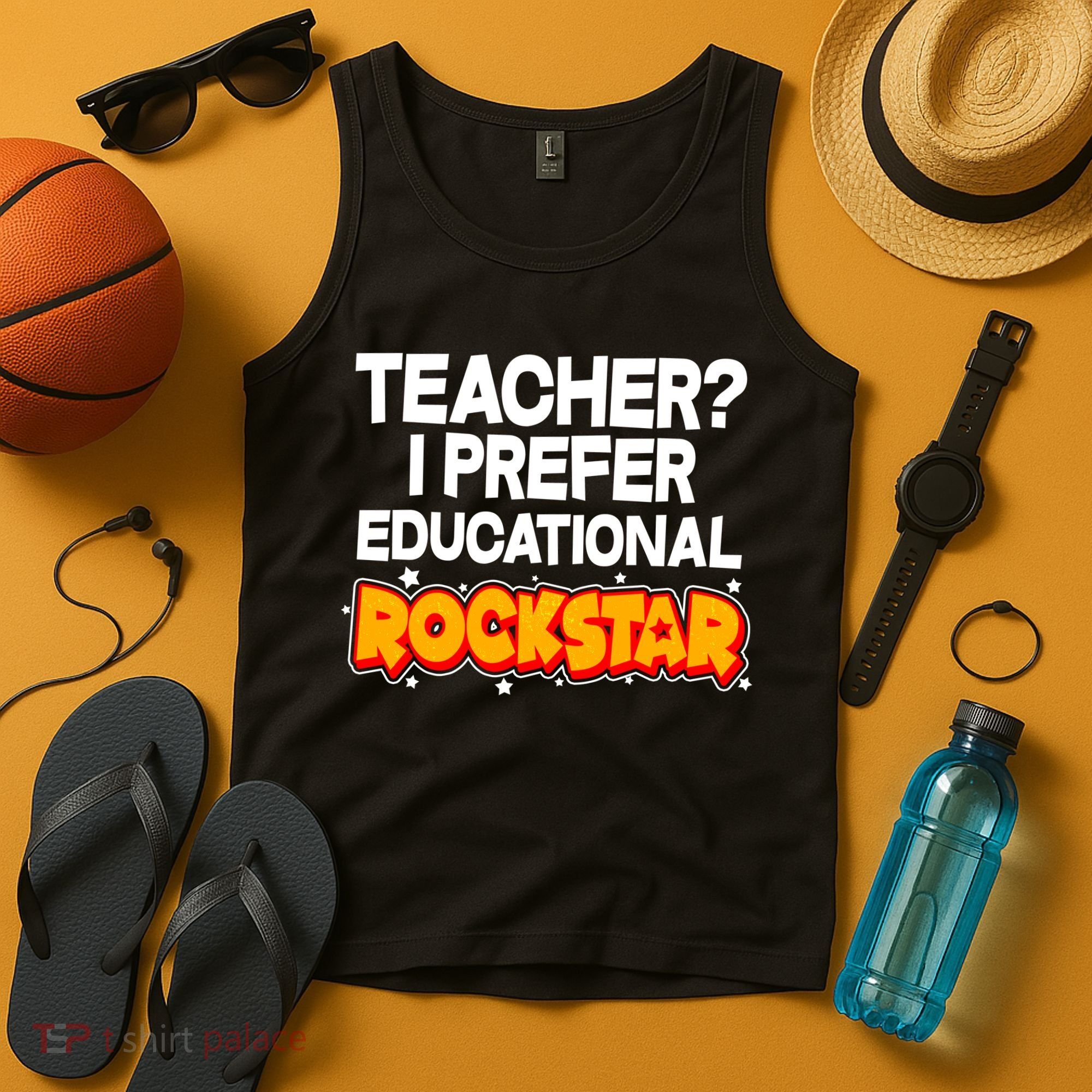 Teacher? I Prefer Educational Rockstar Tank Top