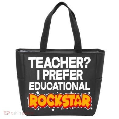 Teacher? I Prefer Educational Rockstar Tote Bag