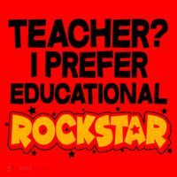 Teacher? I Prefer Educational Rockstar Santa Hat thumb 1
