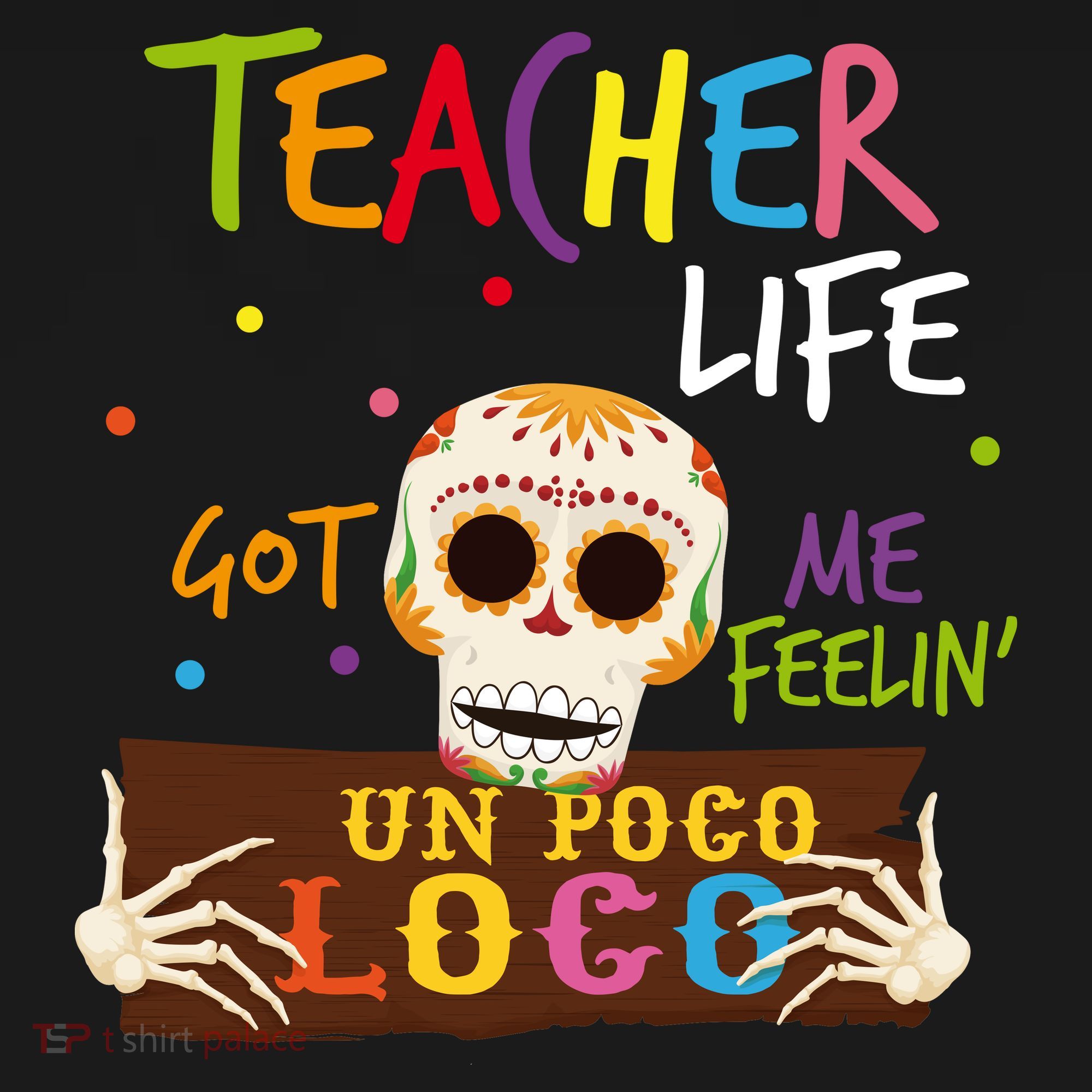 Teacher Life Got Me Feelin Un Poco Loco Ornament
