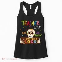Teacher Life Got Me Feelin Un Poco Loco Women's Tank Top thumb 0