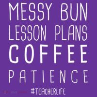 Teacher Life Messy Bun Lesson Plans Coffee Patience Coaster thumb 2