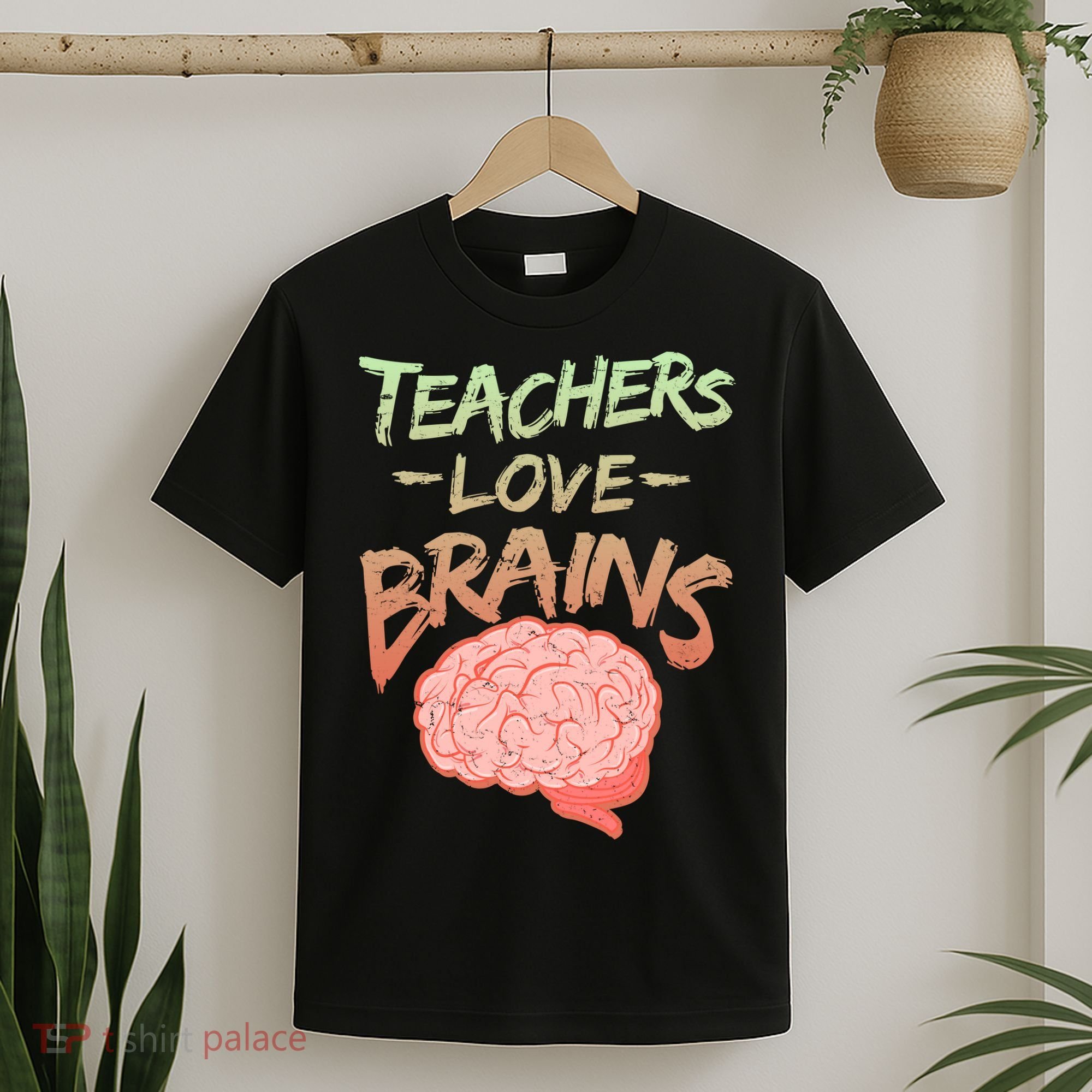 Teacher Loves Brains T-Shirt