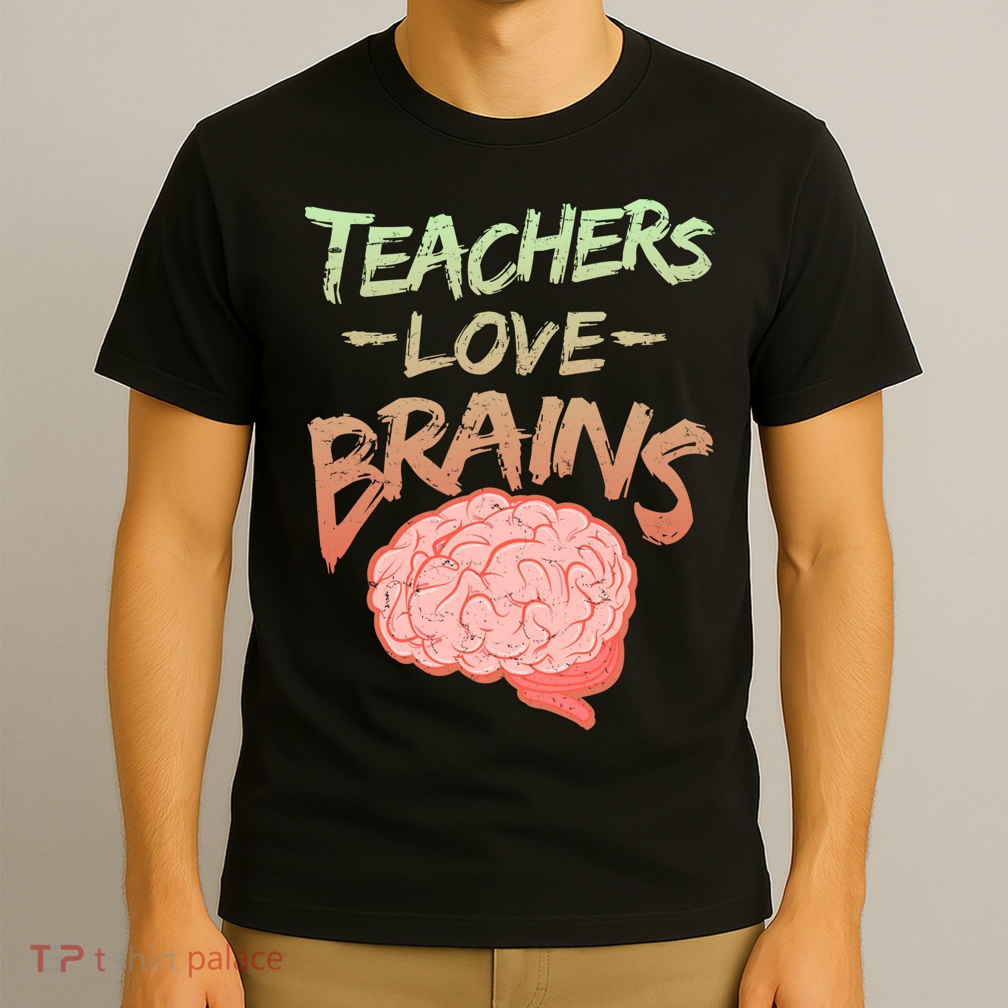 Teacher Loves Brains T-Shirt