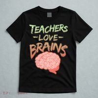 Teacher Loves Brains T-Shirt thumb 5