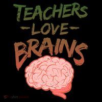 Teacher Loves Brains Coffee Mug thumb 5