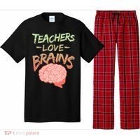 Teacher Loves Brains Pajama Set thumb 0