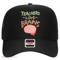 Teacher Loves Brains Hat thumb 0