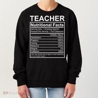 Teacher Nutritional Facts Women's Sweatshirt thumb 0