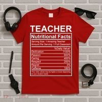 Teacher Nutritional Facts T-Shirt thumb 5