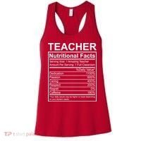 Teacher Nutritional Facts Women's Tank Top thumb 0