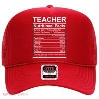 Teacher Nutritional Facts Hat thumb 0