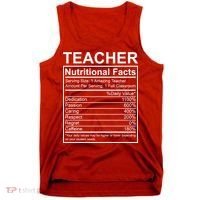 Teacher Nutritional Facts Tank Top thumb 0