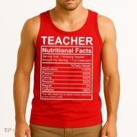 Teacher Nutritional Facts Tank Top thumb 3